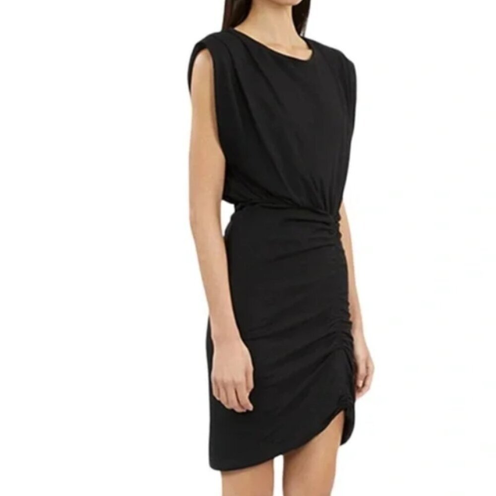 The Kooples Rushed Sleeveless Black Dress Black Us 6 Nwt